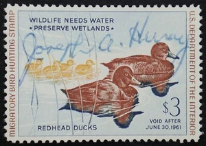 U.S. Used Stamp Scott #RW27 $3 Federal Duck Hunting. VF - XF. Choice! - Picture 1 of 2