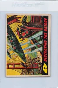 1962 Topps Mars Attacks #7 Zerstörung der Brücke EX * DA-D672 - Bild 1 von 2