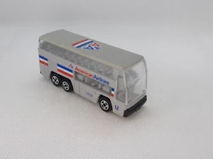 American Airlines Airport Diecast Double Decker Bus by Realtoy Used E183 - Picture 1 of 8