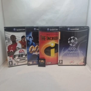 Nintendo Gamecube Games Bundle X4 + 4mb Memory Card! Fifa, Disney 007! Boxed! - Picture 1 of 19