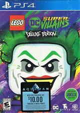 LEGO DC Super-Villains Deluxe Edition PS4 (Brand New Factory Sealed US Version)