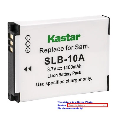 Batería de repuesto Kastar para cámara Samsung SLB-10A Samsung ST1000 TL9 WB150F Foto 1 de 3