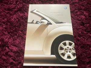 VW New Beetle Cabriolet Brochure 2003, UK Issue - Picture 1 of 1