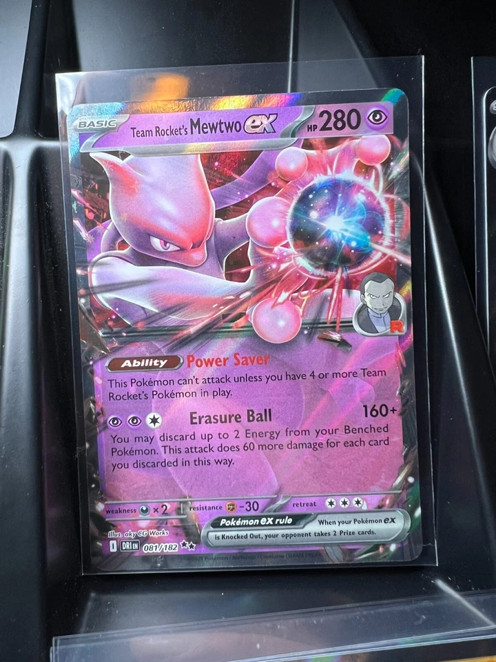 Team Rocket's Mewtwo ex 081/182 Sv10: Destined Rivals Holo - Image 1 of 1