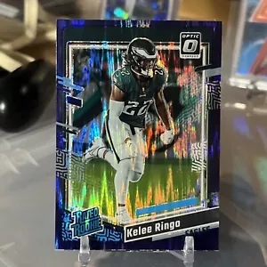 2023 Panini Donruss Optic Kelee Ringo #282 Purple Shock Rated Rookie Eagles RC - Picture 1 of 2