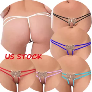 Sexy Mujer Lencería Tangas Vendaje Cuerda G Bragas Knickers Ropa Interior T-back - Imagen 1 de 14