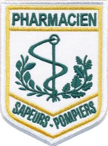 Apotheker der Feuerwehr, Taler, 100 x 75 mm, aus Stoff, (11093) - Bild 1 von 1