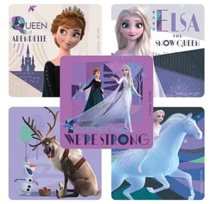 20 autocollants Disney Frozen 2 Snowqueen fête faveurs fournitures d'enseignant Elsa Anna Olaf - Photo 1/1