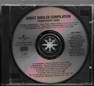 Various – Dance Singles Compilation February 2003 (CD) Promo - Image 1 of 3