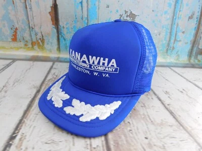 De colección Kanawha Fabricación Snapback Espuma Malla Charleston WV Gorra Gorra Camionero Retro Foto 1 de 4