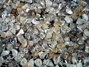 Rutilated Quartz Loose Chips 50g DIY Jewellery Necklaces Bracelets - Picture 1 of 2