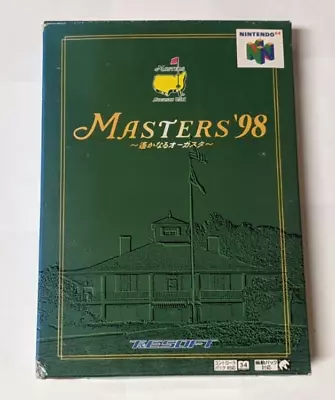 Haruka Naru Augusta Masters '98 [Nintendo 64 - NUS-NM9J-JPN] Faded Box - Image 1 of 4