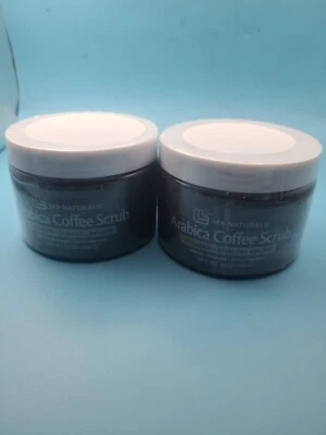 2X M3 Naturals Arabica Coffee Body Scrub with Collagen & Stem Cell infused 12 oz - Image 1 of 4