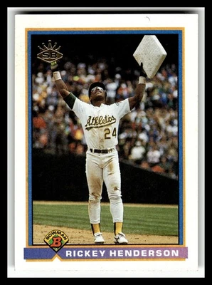 1991 Bowman #692 Rickey Henderson - Image 1 of 2