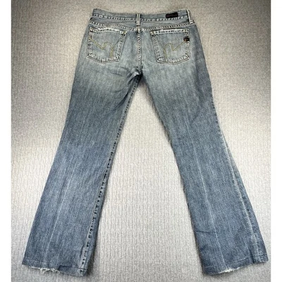 Citizens of Humanity Mujer (27) Kelly #001 Cintura Baja Corte Bota Denim Azul Jeans Foto 1 de 4