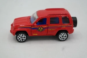 2002 MATCHBOX Jeep Liberty Police Red X-Treme Rescue Loose MINT SUV - Picture 1 of 7