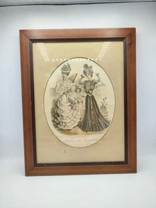Gravure de mode du Journal des Demoiselles, Août 1898 - Picture 1 of 12