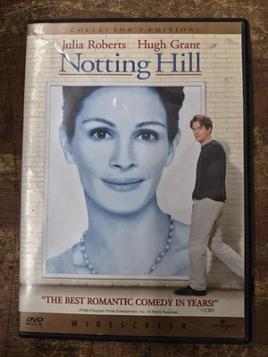 Notting Hill (DVD, 1999, Widescreen, Collector's Edition) Good (XX94) - Image 1 of 4