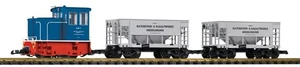 Piko 38151 Industrial G.E. 25-Ton G Gauge Diesel Starter Train Set - Picture 1 of 1