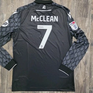 2025 Macron Wrexham AFC Away Soccer Jersey James McClean Men XXL Ryan Reynolds - Imagen 1 de 7