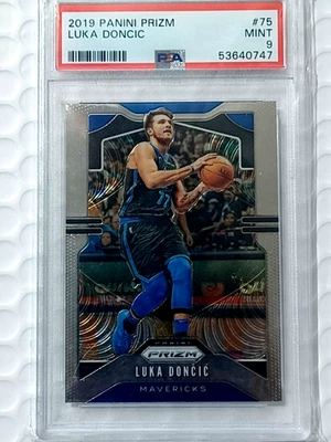 Panini Prizm #75 2019 Luka Doncic PSA 9 como nuevo Foto 1 de 2