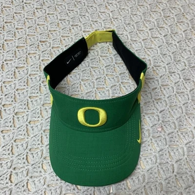 Gorra ajustable Nike Oregon Ducks talla única verde bordada logotipo del equipo visera gorra Foto 1 de 4