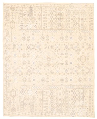 Alfombra oriental vintage anudada a mano 8'0" x 10'1" alfombra tradicional de lana Foto 1 de 4