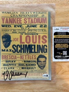 Max Schmeling Signed 8x10 Color Photograph - JSA COA CH28057 - Picture 1 of 1