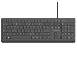 Lacerto® | Russisch-Deutsche/Ukrainische Multimedia-Tastatur USB | LUCER-DR514 - Bild 1 von 3