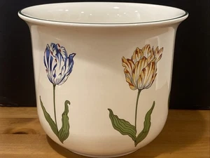 Tiffany & Co. "Tulpen" Keramik Cache Pot Übertopf 6" hoch Top - Bild 1 von 6
