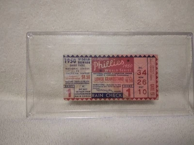 1950 World Series Game 1!!!! Ticket Yankees vs Phillies.  - Image 1 of 2