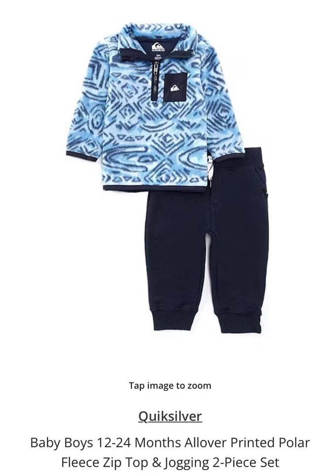 Baby Boy Quicksilver Set 12 Month New With Tags - Image 1 of 1