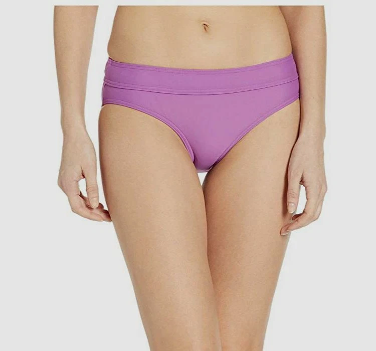 $125 Prana Women's Purple Ramba Full Coverage Boyshort Bikini Bottom Swimsuit XS - Imagem 1 de 1