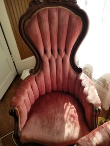 VINTAGE Kimball Reproduction King and Queen Chairs (2 AVAILABLE) - Picture 1 of 9