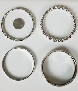 Vintage Fashion Bangles (4) - Picture 1 of 3