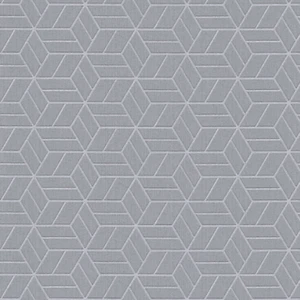 OFERTA Lizzy London Gris Plata Hexágono Geométrico Efecto 3D Cubo Papel Mupil 36920-4 - Imagen 1 de 4