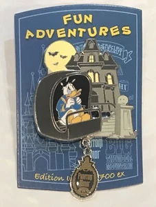 NEU Disney Fun Adventures Phantom Manor Donald Duck Pin Haunted Mansion DLP SELTEN - Bild 1 von 9