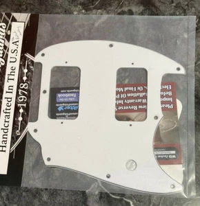 Schlagbrett für Squier Bullet Mustang HH 3-lagig weiß/schwarz/weiß Made in USA von WD - Bild 1 von 9