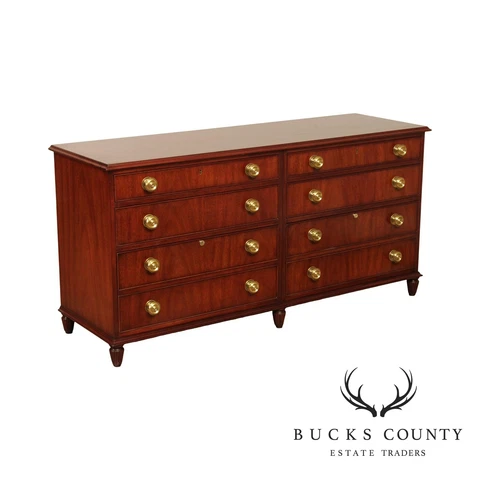 Kittinger Sheraton Style Mahogany File Cabinet Cover