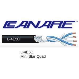 Canare L-4E5C Miniatur Star Quad Mikrofon Kabel - pro 10 Fuß Länge, Schüttgut - Bild 1 von 1