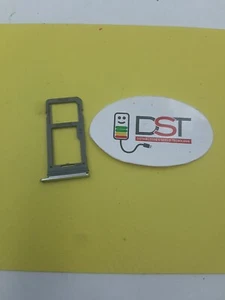 PORTA SIM ORIGINALE SAMSUNG PER SAMSUNG GALAXY S8+, (SM-G955F), SILVER - Foto 1 di 4