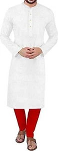 Tuta da uomo tradizionale indiana, set pigiama Kurta da uomo, pigiama Kurta i... - Foto 1 di 8
