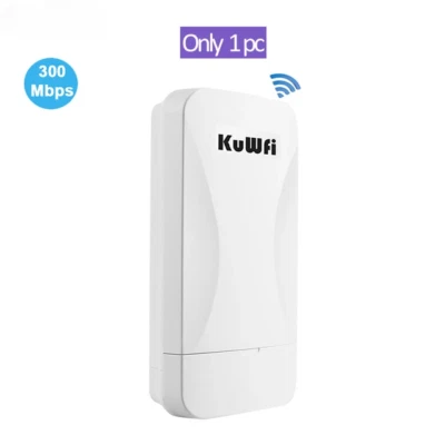 Router Wifi 300Mbps Ponte Wireless Esterno 2.4G Ripetitore Wireless Estensore Wifi - Immagine 1 di 4