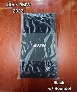 Kith for BMW 3 Pack Miccrofiber Towel in Black w/ Roundel & KITH from 2022 NEW! - Picture 1 of 8