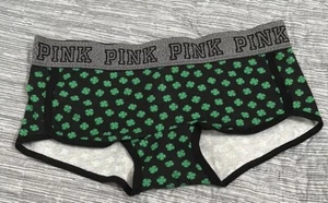 PINK Victoria’s Secret Shamrock Low rise Boyshort Panty Size Small NWT - Picture 1 of 8