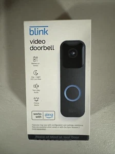 Blink Video Doorbell (schwarz) - Akku/kabelgebunden *NEU* - Bild 1 von 5