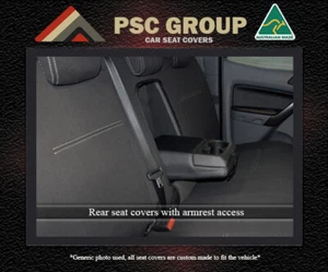 SEAT COVER Suzuki SX4 REAR+ARMREST 100% WATERPROOF PREMIUM NEOPRENE - Bild 1 von 4