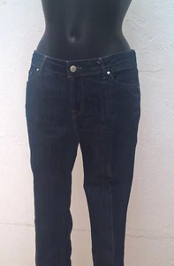 Dark Blue Jean ZARA WOMAN Size 38 FR Good Condition - Picture 1 of 10