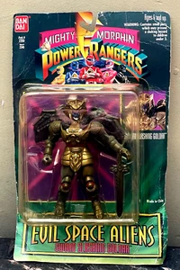 1994 Sword Slashing Goldar Bandai Power Rangers Evil Space Aliens SEALED - Picture 1 of 4
