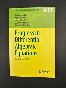 Progress in Differential-Algebraic Equations - 9783662449257 paperback very good - Picture 1 of 3